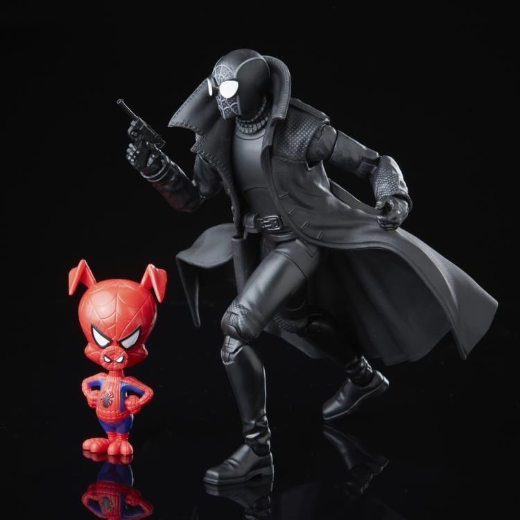 Spider-Man: Into the Spider-Verse Marvel Legends Spider-Man Noir and Spider-Ham Exclusive Action Figure Two-Pack Gallery Image 3