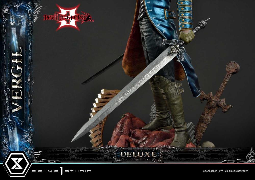 Devil May Cry 3 Ultimate Premium Masterline Vergil Deluxe 1/4 Scale Limited Edition Statue (With Bonus) Gallery Image 24