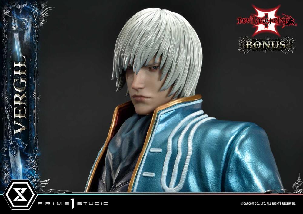 Devil May Cry 3 Ultimate Premium Masterline Vergil Deluxe 1/4 Scale Limited Edition Statue (With Bonus) Gallery Image 19