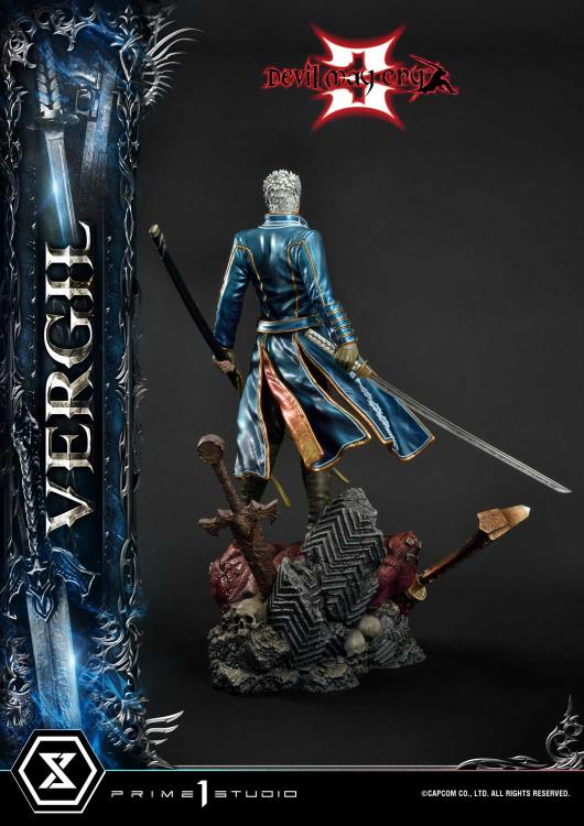 Devil May Cry 3 Ultimate Premium Masterline Vergil Deluxe 1/4 Scale Limited Edition Statue (With Bonus) Gallery Image 9