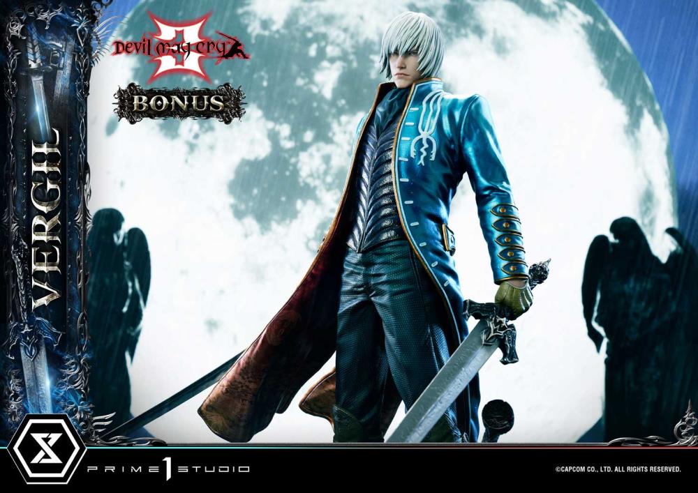 Devil May Cry 3 Ultimate Premium Masterline Vergil Deluxe 1/4 Scale Limited Edition Statue (With Bonus) Gallery Image 33