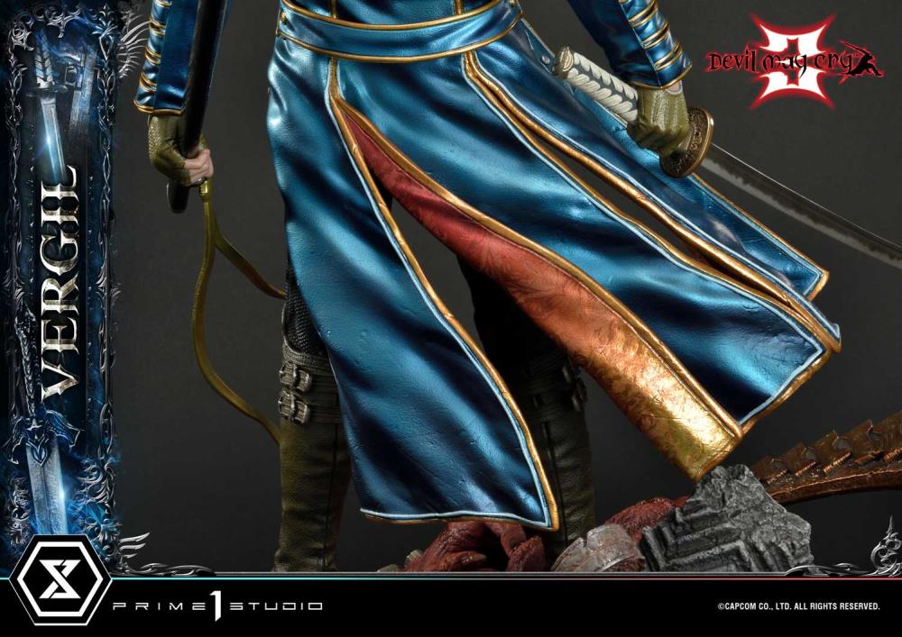 Devil May Cry 3 Ultimate Premium Masterline Vergil Deluxe 1/4 Scale Limited Edition Statue (With Bonus) Gallery Image 27
