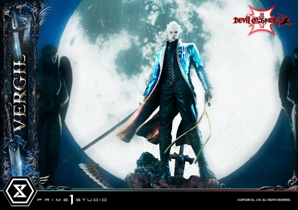 Devil May Cry 3 Ultimate Premium Masterline Vergil Deluxe 1/4 Scale Limited Edition Statue (With Bonus) Gallery Image 43