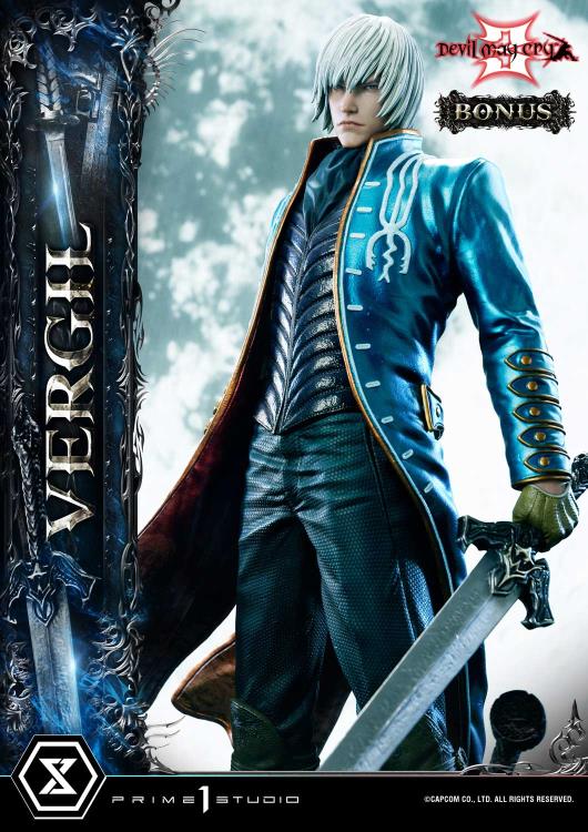 Devil May Cry 3 Ultimate Premium Masterline Vergil Deluxe 1/4 Scale Limited Edition Statue (With Bonus) Gallery Image 34
