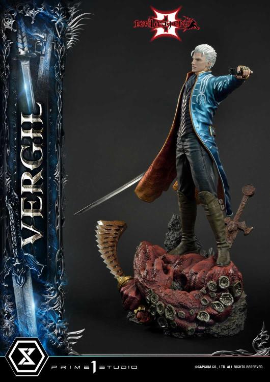 Devil May Cry 3 Ultimate Premium Masterline Vergil Deluxe 1/4 Scale Limited Edition Statue (With Bonus) Gallery Image 11