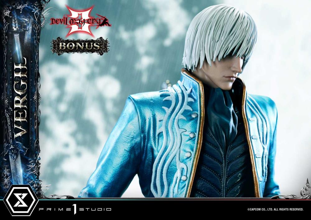 Devil May Cry 3 Ultimate Premium Masterline Vergil Deluxe 1/4 Scale Limited Edition Statue (With Bonus) Gallery Image 45