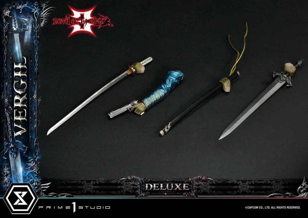 Devil May Cry 3 Ultimate Premium Masterline Vergil Deluxe 1/4 Scale Limited Edition Statue (With Bonus) Gallery Image 55