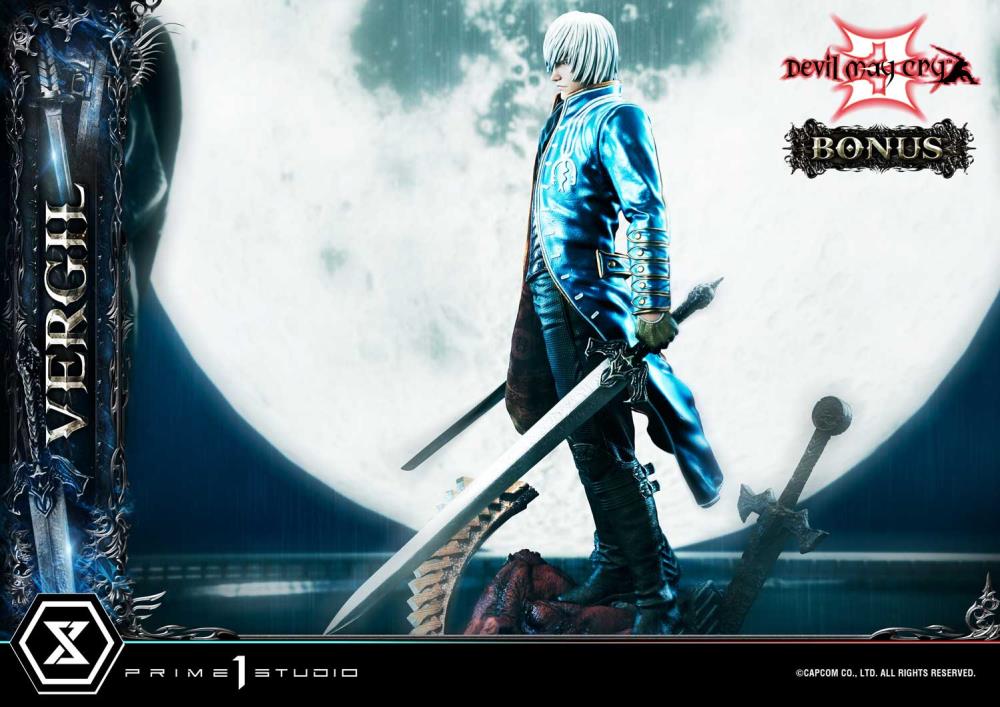 Devil May Cry 3 Ultimate Premium Masterline Vergil Deluxe 1/4 Scale Limited Edition Statue (With Bonus) Gallery Image 44