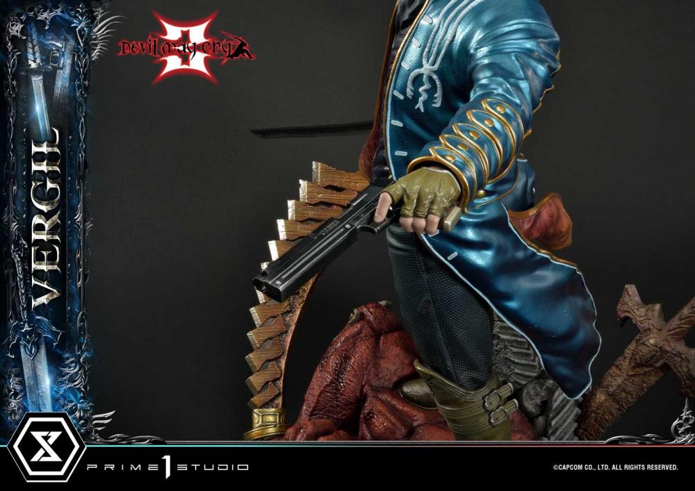 Devil May Cry 3 Ultimate Premium Masterline Vergil Deluxe 1/4 Scale Limited Edition Statue (With Bonus) Gallery Image 31