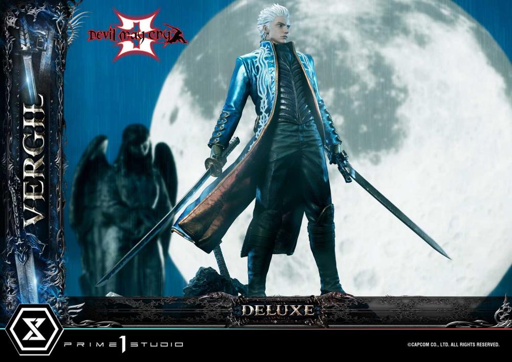 Devil May Cry 3 Ultimate Premium Masterline Vergil Deluxe 1/4 Scale Limited Edition Statue (With Bonus) Gallery Image 39