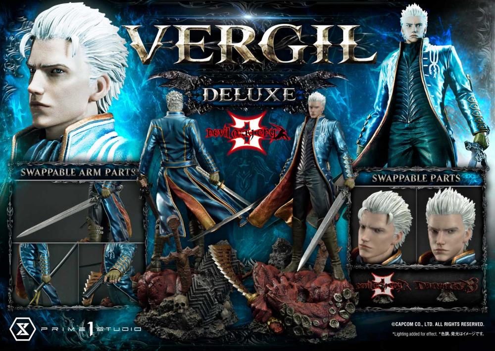 Devil May Cry 3 Ultimate Premium Masterline Vergil Deluxe 1/4 Scale Limited Edition Statue (With Bonus) Gallery Image 60