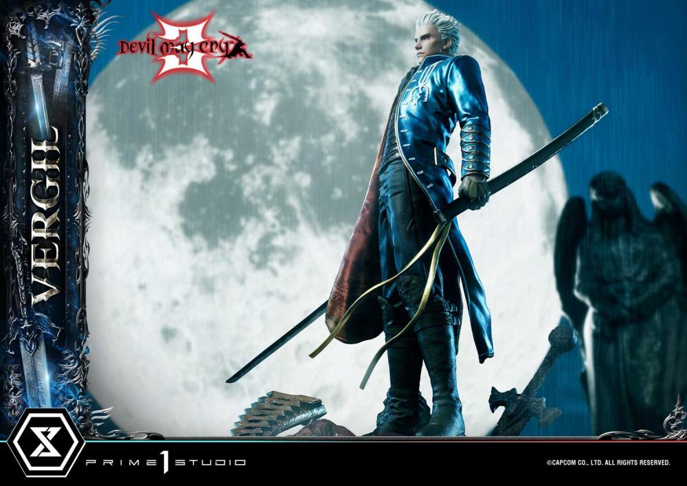 Devil May Cry 3 Ultimate Premium Masterline Vergil Deluxe 1/4 Scale Limited Edition Statue (With Bonus) Gallery Image 52