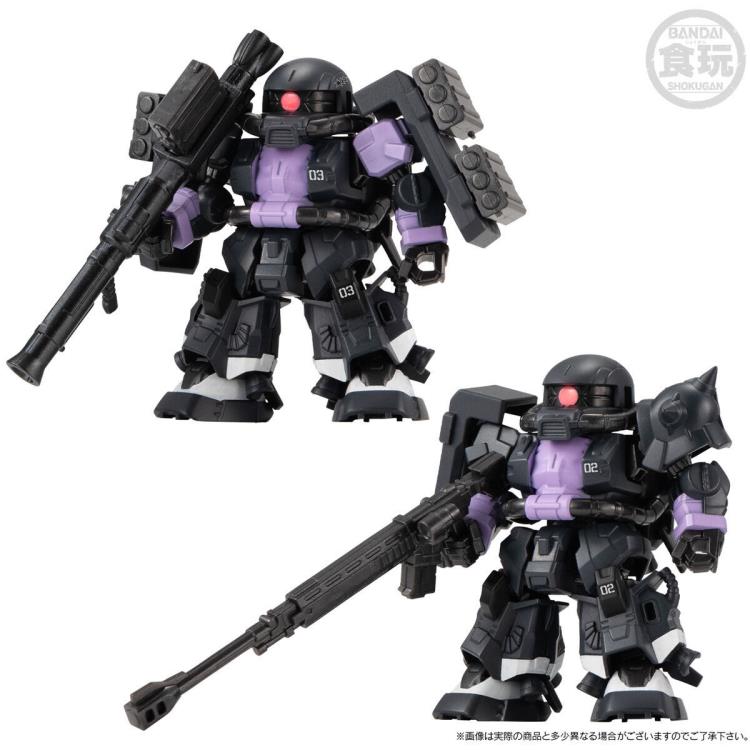 Mobile Suit Gundam: The Origin Mobility Joint Gundam Black Tri-Stars Zaku II High Mobility Type Set of 3 Figures Gallery Image 6