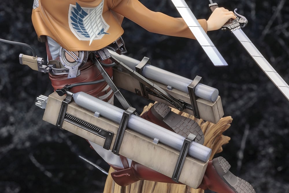 Attack on Titan ArtFX J Levi (Renewal Package Ver.) 1/8 Scale Figure (Reissue) Gallery Image 15