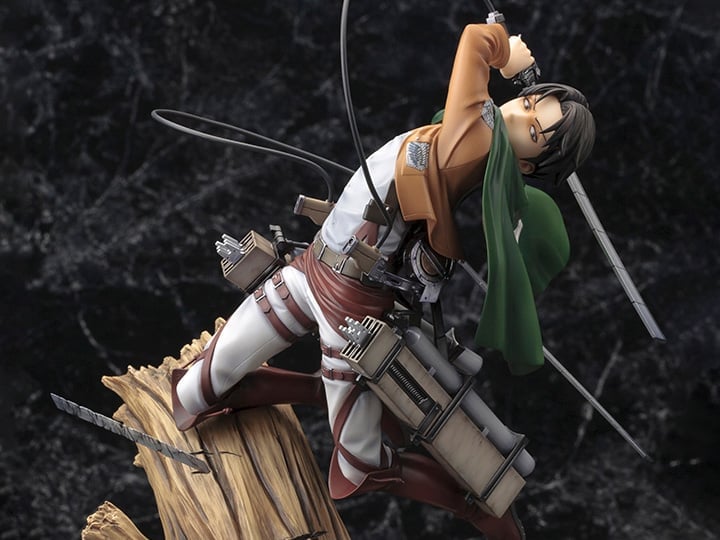 Attack on Titan ArtFX J Levi (Renewal Package Ver.) 1/8 Scale Figure (Reissue) Gallery Image 1