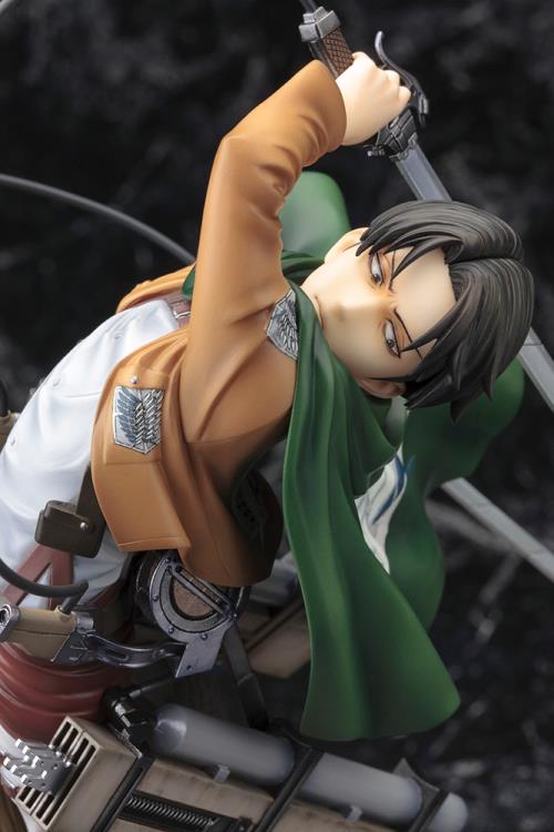 Attack on Titan ArtFX J Levi (Renewal Package Ver.) 1/8 Scale Figure (Reissue) Gallery Image 10