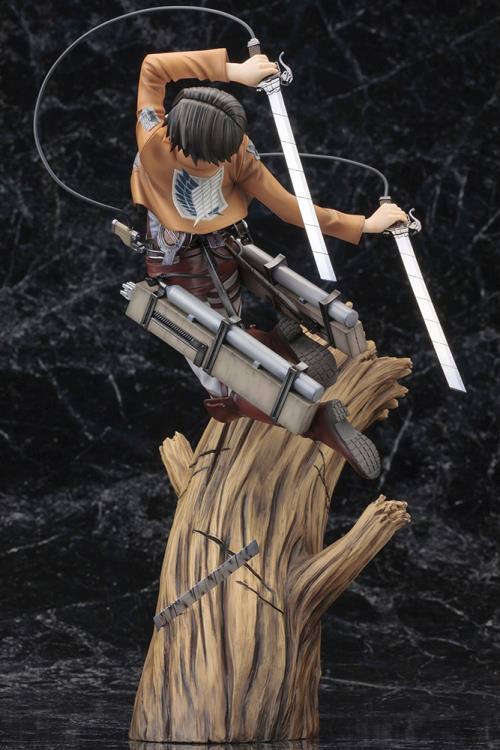 Attack on Titan ArtFX J Levi (Renewal Package Ver.) 1/8 Scale Figure (Reissue) Gallery Image 7