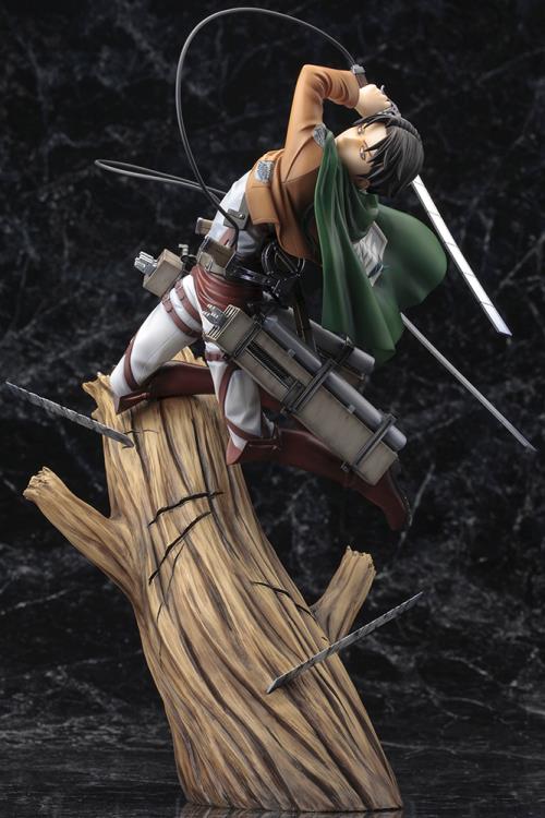 Attack on Titan ArtFX J Levi (Renewal Package Ver.) 1/8 Scale Figure (Reissue) Gallery Image 6