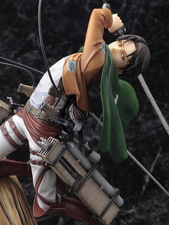 Attack on Titan ArtFX J Levi (Renewal Package Ver.) 1/8 Scale Figure (Reissue) Gallery Image 2