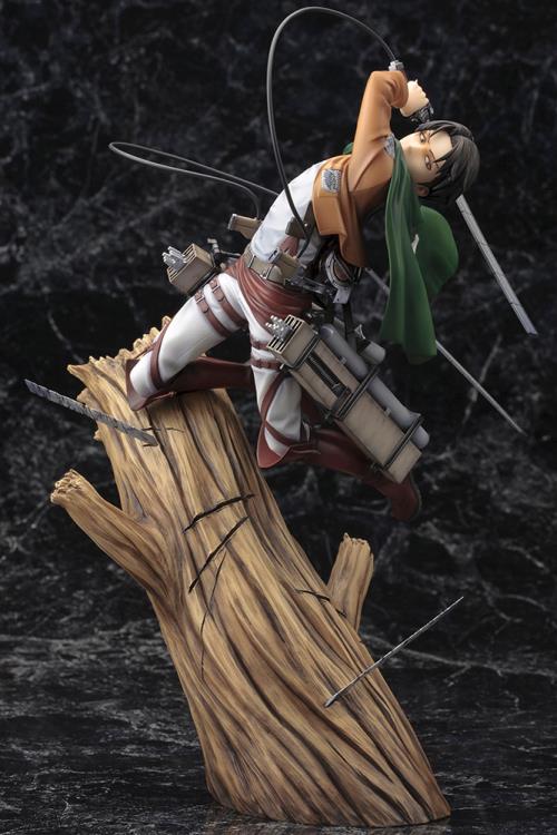 Attack on Titan ArtFX J Levi (Renewal Package Ver.) 1/8 Scale Figure (Reissue) Gallery Image 4