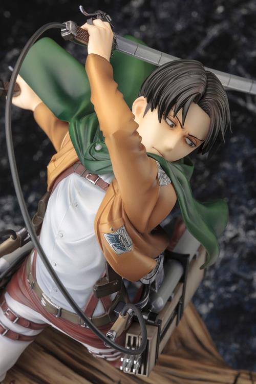 Attack on Titan ArtFX J Levi (Renewal Package Ver.) 1/8 Scale Figure (Reissue) Gallery Image 12