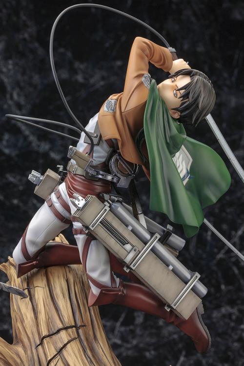 Attack on Titan ArtFX J Levi (Renewal Package Ver.) 1/8 Scale Figure (Reissue) Gallery Image 11