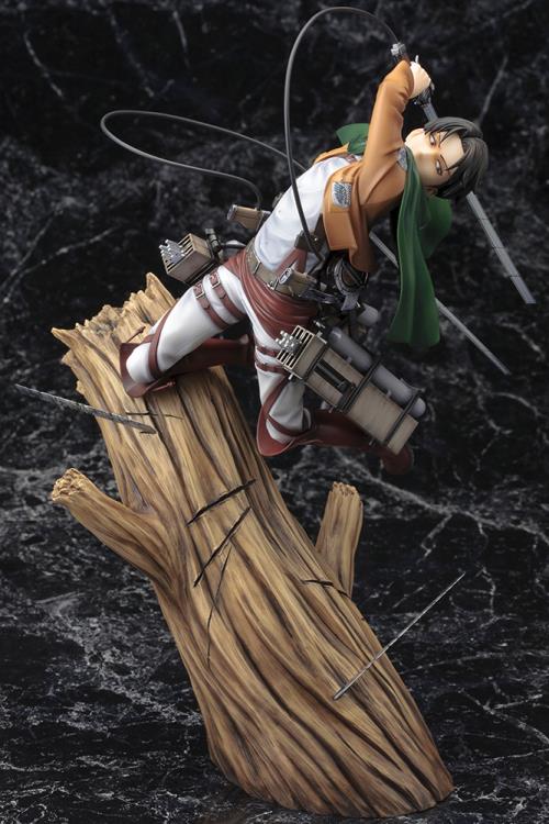 Attack on Titan ArtFX J Levi (Renewal Package Ver.) 1/8 Scale Figure (Reissue) Gallery Image 3
