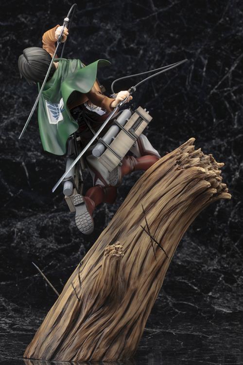 Attack on Titan ArtFX J Levi (Renewal Package Ver.) 1/8 Scale Figure (Reissue) Gallery Image 8