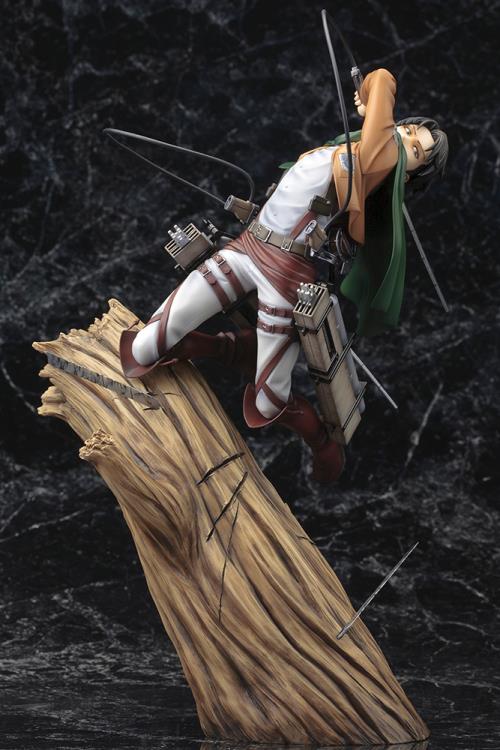 Attack on Titan ArtFX J Levi (Renewal Package Ver.) 1/8 Scale Figure (Reissue) Gallery Image 9