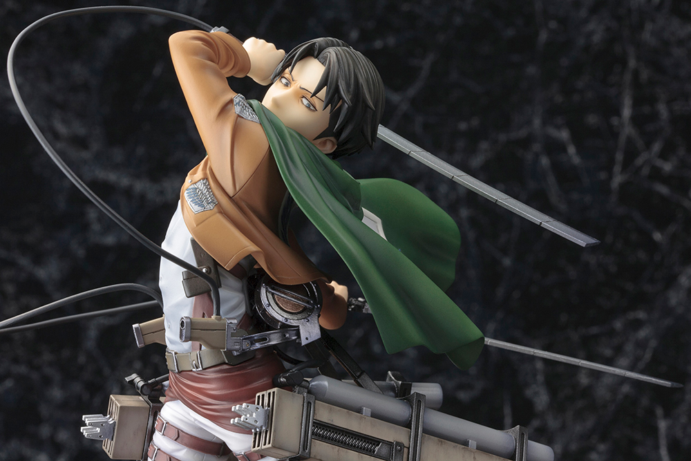 Attack on Titan ArtFX J Levi (Renewal Package Ver.) 1/8 Scale Figure (Reissue) Gallery Image 13