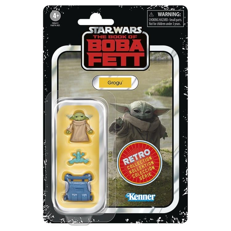 Star Wars Retro Collection Grogu with Backpack (Book of Boba Fett) Gallery Image 6