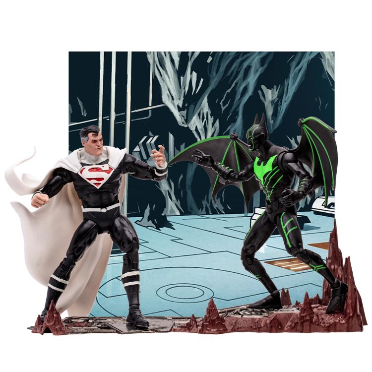 Batman Beyond (Comic) DC Multiverse Batman vs. Justice Lord Superman Action Figure Two-Pack Gallery Image 3