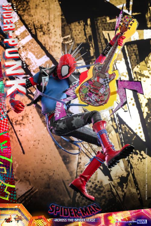 Spider-Man: Across the Spider-Verse MMS726 Spider-Punk 1/6 Scale Collectible Figure Gallery Image 6