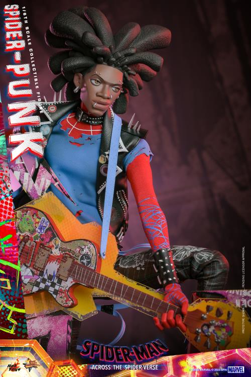 Spider-Man: Across the Spider-Verse MMS726 Spider-Punk 1/6 Scale Collectible Figure Gallery Image 8