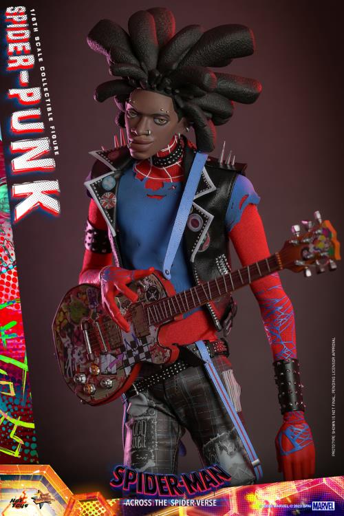 Spider-Man: Across the Spider-Verse MMS726 Spider-Punk 1/6 Scale Collectible Figure Gallery Image 12