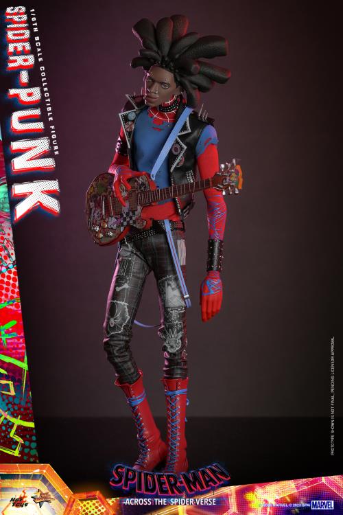 Spider-Man: Across the Spider-Verse MMS726 Spider-Punk 1/6 Scale Collectible Figure Gallery Image 14