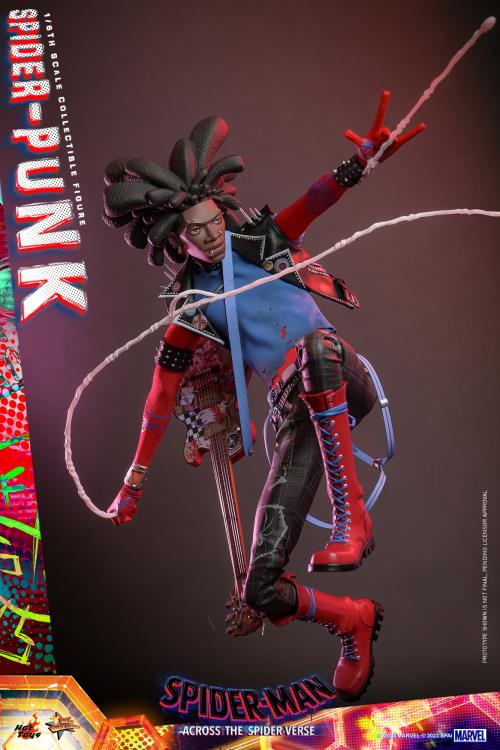 Spider-Man: Across the Spider-Verse MMS726 Spider-Punk 1/6 Scale Collectible Figure Gallery Image 15