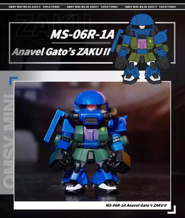 Gundam QMSV Mini Zaku II Variation #2 Box of 8 Random Figures Gallery Image 7