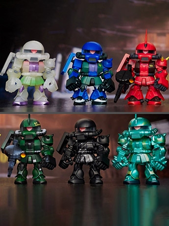 Gundam QMSV Mini Zaku II Variation #2 Box of 8 Random Figures Gallery Image 2