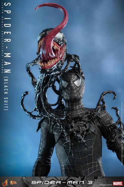 Spider-Man 3 MMS727 Spider-Man (Black Suit) 1/6th Scale Collectible Figure Gallery Image 10