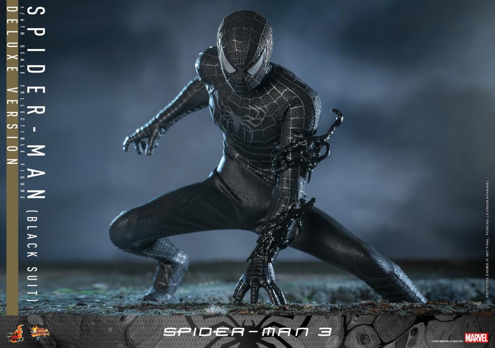 Spider-Man 3 MMS728 Spider-Man (Black Suit) Deluxe 1/6th Scale