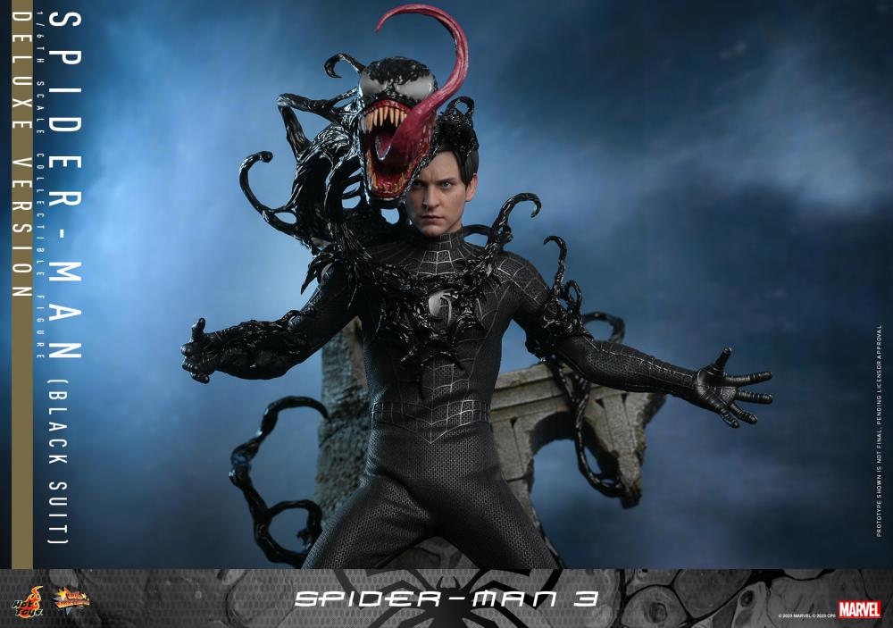 Spider-Man 3 MMS728 Spider-Man (Black Suit) Deluxe 1/6th Scale