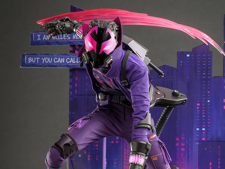 Spider-Man: Across the Spider-Verse MMS725 Miles G. Morales 1/6 Scale Collectible Figure Gallery Image 1