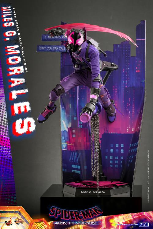 Spider-Man: Across the Spider-Verse MMS725 Miles G. Morales 1/6 Scale Collectible Figure Gallery Image 21