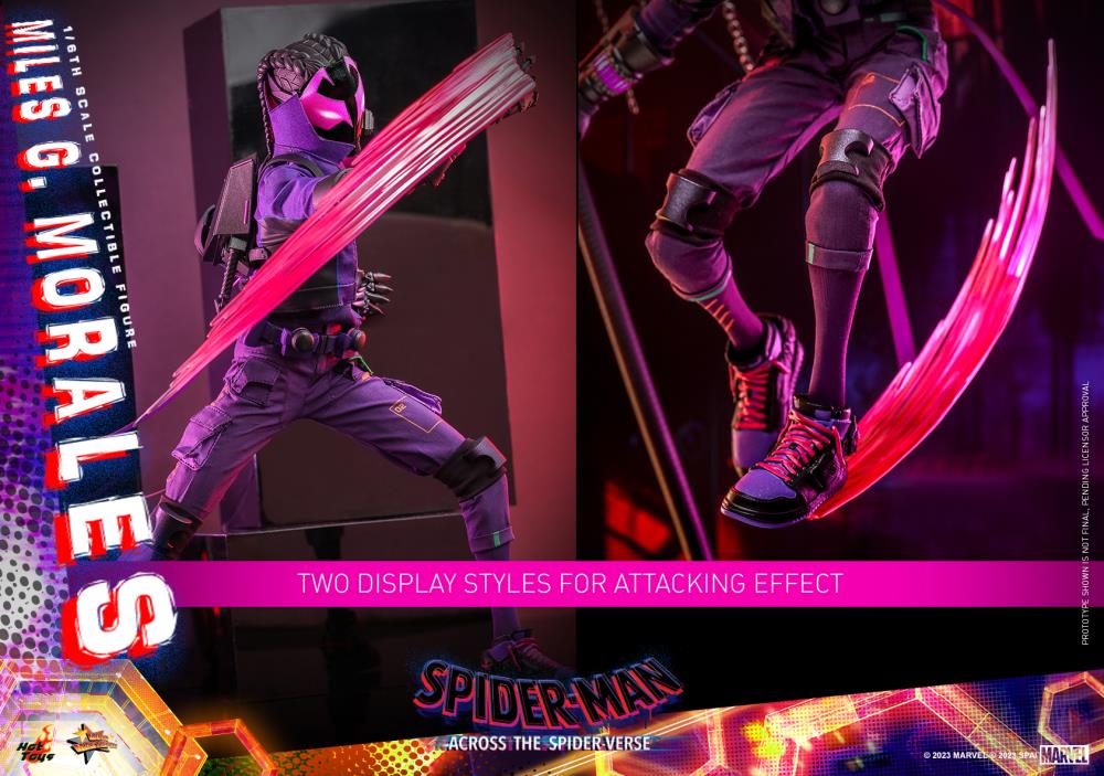Spider-Man: Across the Spider-Verse MMS725 Miles G. Morales 1/6 Scale Collectible Figure Gallery Image 23