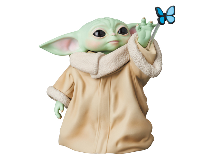 The Mandalorian Ultra Detail Figure No. 758 Grogu (Blue Butterfly) Gallery Image 1