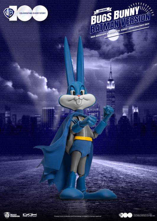 Warner Brothers 100th Anniversary Dynamic 8ction Heroes DAH-060B Bugs Bunny as Batman Gallery Image 5