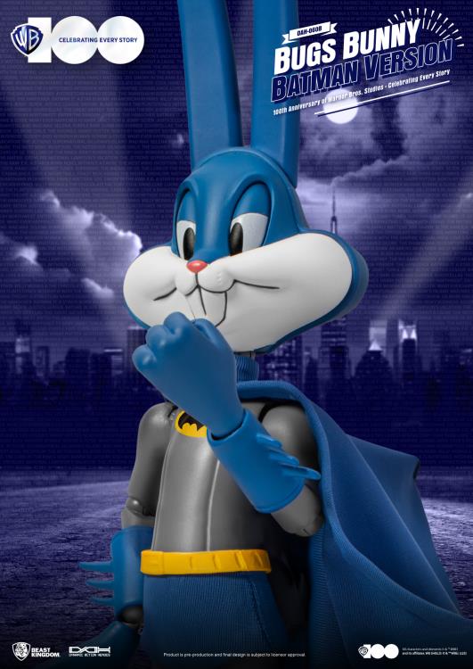 Warner Brothers 100th Anniversary Dynamic 8ction Heroes DAH-060B Bugs Bunny as Batman Gallery Image 8