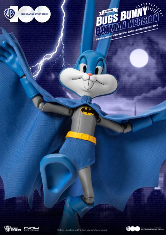 Warner Brothers 100th Anniversary Dynamic 8ction Heroes DAH-060B Bugs Bunny as Batman Gallery Image 7
