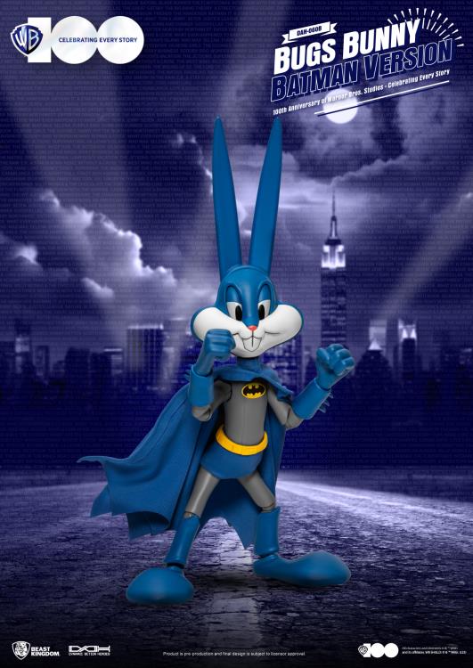 Warner Brothers 100th Anniversary Dynamic 8ction Heroes DAH-060B Bugs Bunny as Batman Gallery Image 3